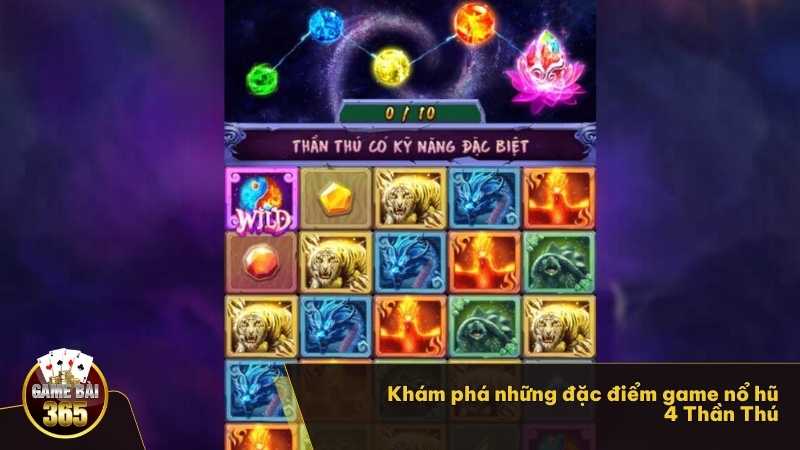 Khám phá những đặc điểm game nổ hũ 4 Thần Thú